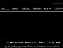 Tablet Screenshot of fitnesslifestyle.com.my